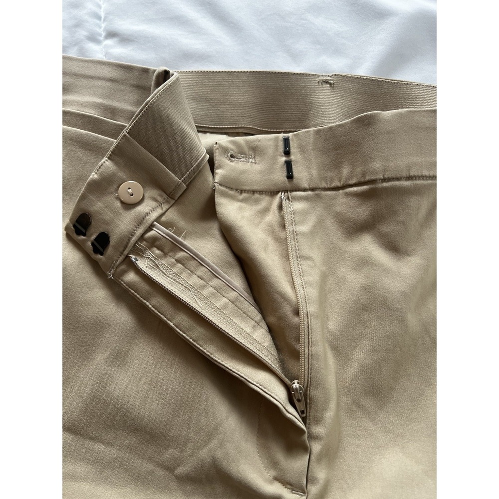 Lane Bryant Capri Pants Women's Size 26 NWT Beige Mid-Rise Stretch (136) - Picture 5 of 11